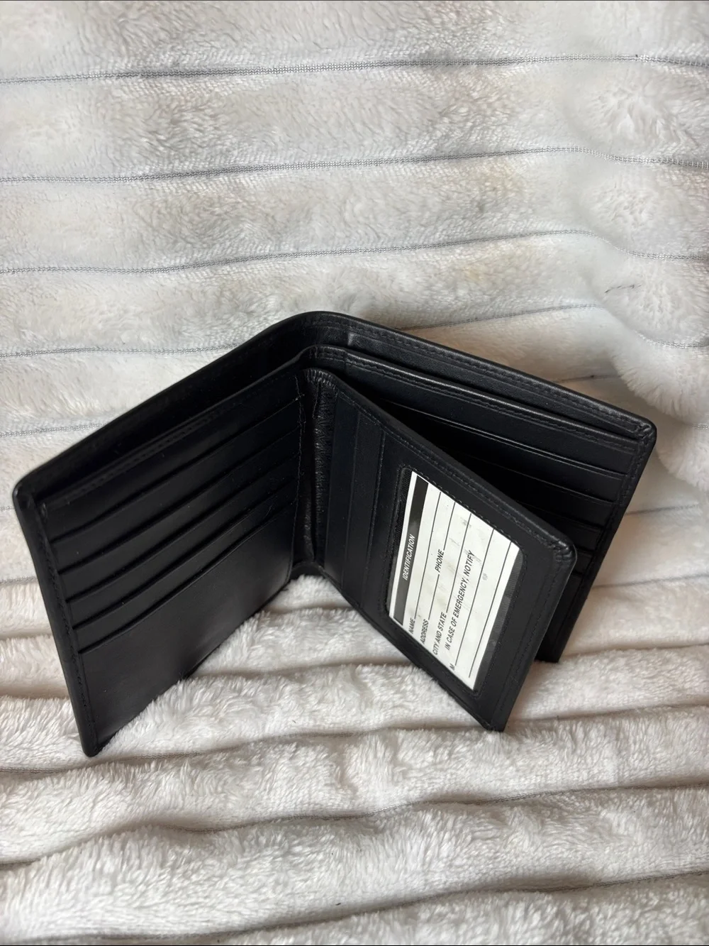 Genuine Leather Wallet - Bifold NWOT